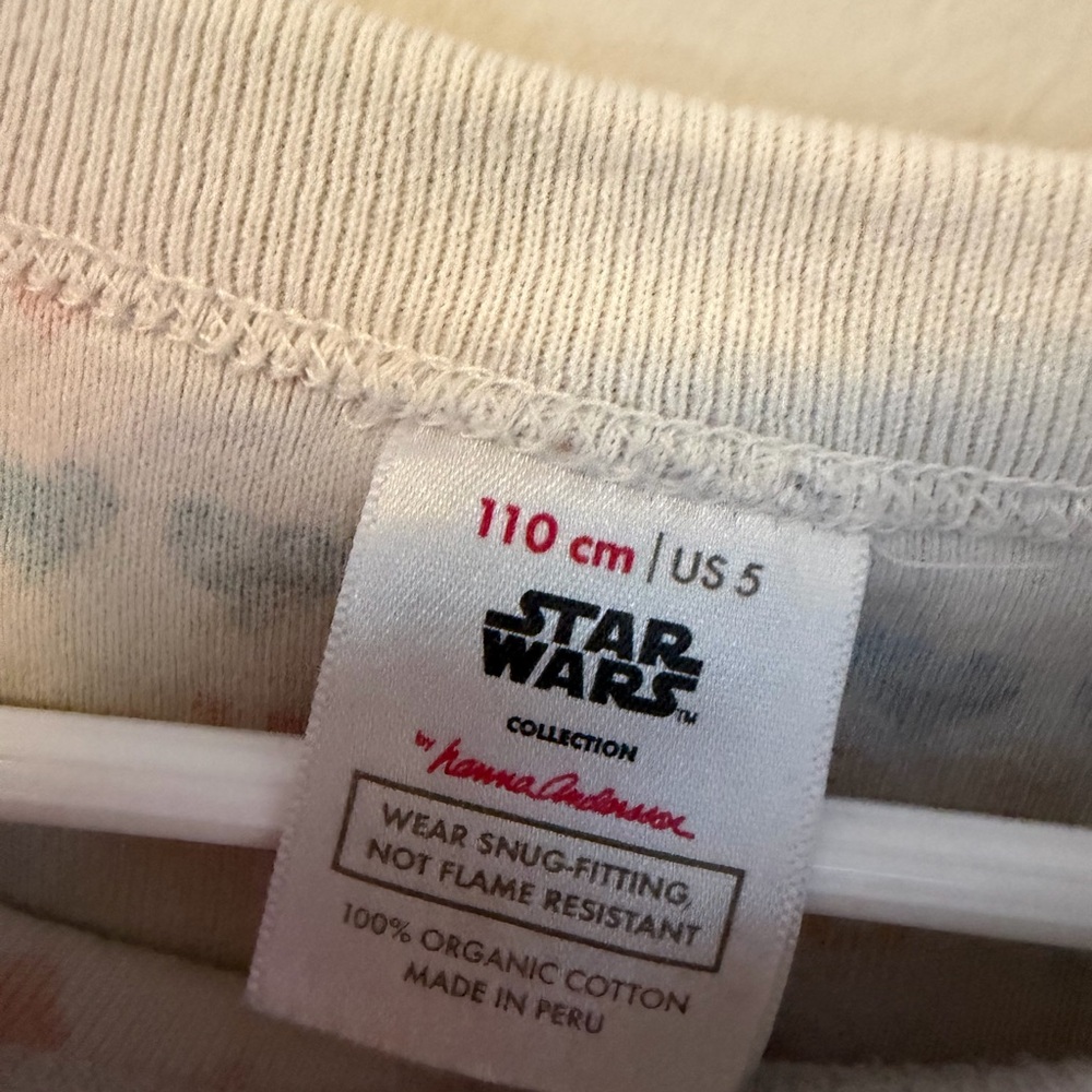 Hanna Andersson Star Wars Colorful Heart Pattern Kids Pajamas - Picture 4 of 4